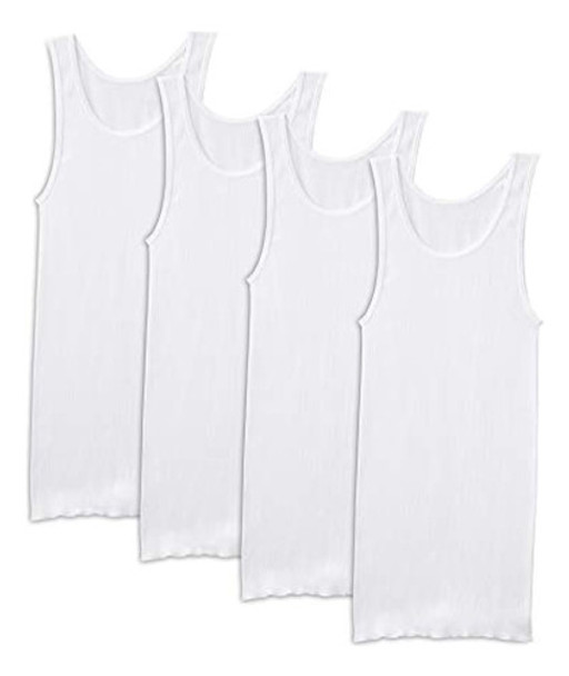 Fruit Of The Loom Mens Premium Ashirt Paquete De 4 Blanco 0