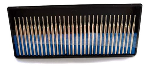 30 Pack 1mm Diamond Drill Bit Jewelry Beach Sea Glass Concha 0