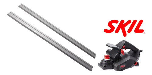 2 Facas  Da Plaina Elétrica Lâminas 82mm Skil 0