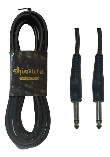 Cable Shimura Plug Plug 5m Para Guitarra Bajo Instrumento 0