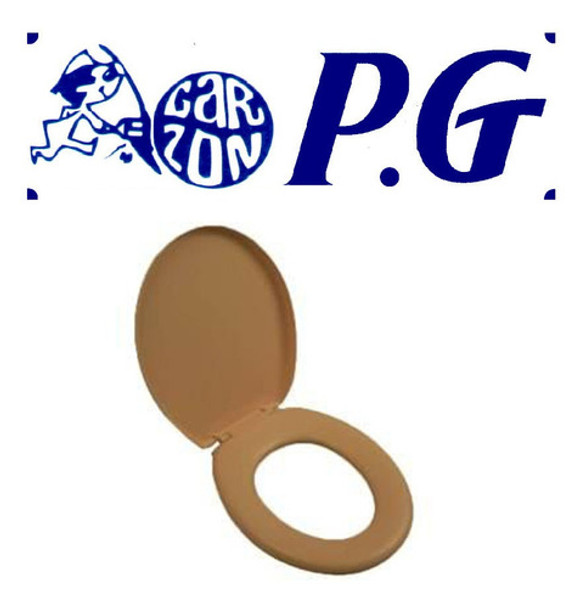 Asiento Tapa De Inodoro Ciflex Acolchado Caramelo Cipla 0