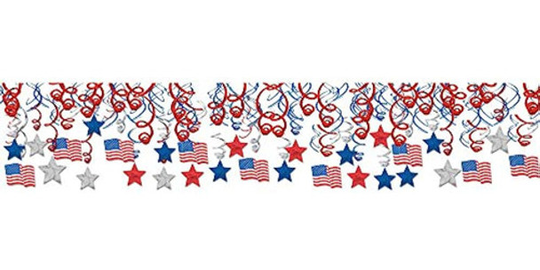 Rojo Blanco Y Azul Del 4 De Julio Party American Flag Remoli 0