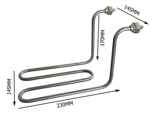 Resistência Elétrica Fritadeira Cadeirinha 2kv 220v 2 Voltas 0