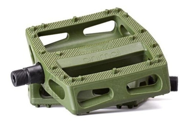 Pedales Animal Bmx Rat Trap ¡linea Pro! Verde Militar 0