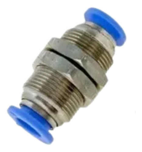 Conexão Pneumática Emenda Passa Muro União Painel Ø6mm 0