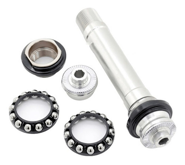 Eixo Dianteiro Completo Para Cubo Bike Shimano Wh-m985f 0