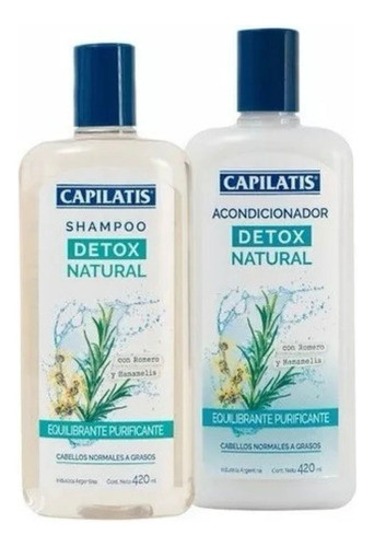 Set Purificante Capilatis - Shampoo  Acondiciondor Detox 0