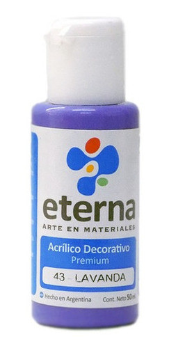 Eterna Acrilico Decorativo 50ml Lavanda 0