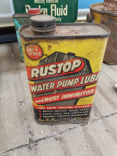 Lata Chapa Rustop Water De Coleccion 0