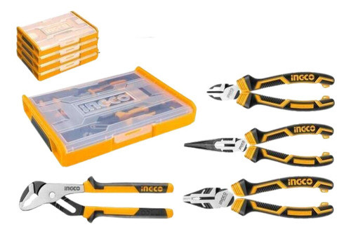 Set Organizador + 4 Herramientas Indust De Mano Ingco - Ynte 0