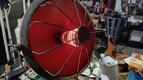 Antigua Estufa A Resistencia Eléctrica Vintage Vieja Zero 0