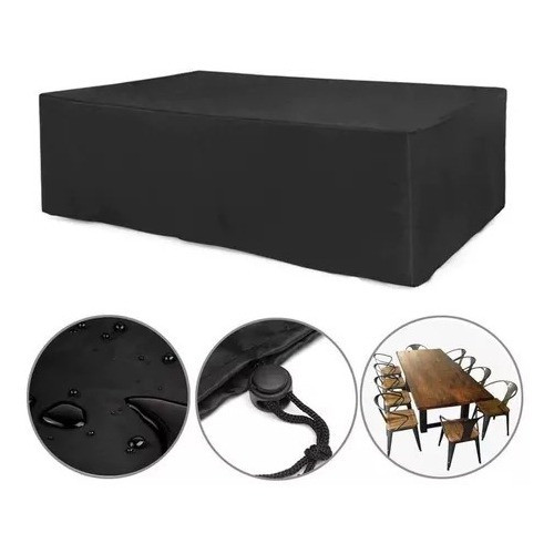Capa Impermeável Para Mesa Retangular 308x138x89cm Bagun 0