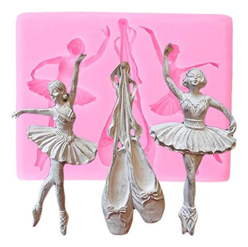 1 Pieza De Zapatos De Bailarina De Ballet Molde De Silicona 0