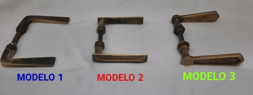 Antiguos Picaportes Bronce Para Puertas 0