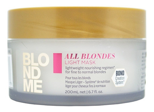 Schwarzkopf Blondme Light Mask Mascara Reparadora 200ml 0