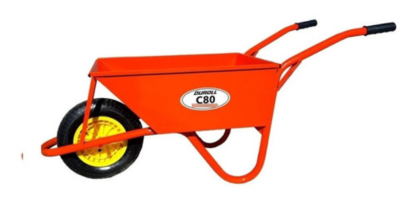 Carretilla Duroll 80 Lts Chapa 16 Rueda Neumatica C80drn 0
