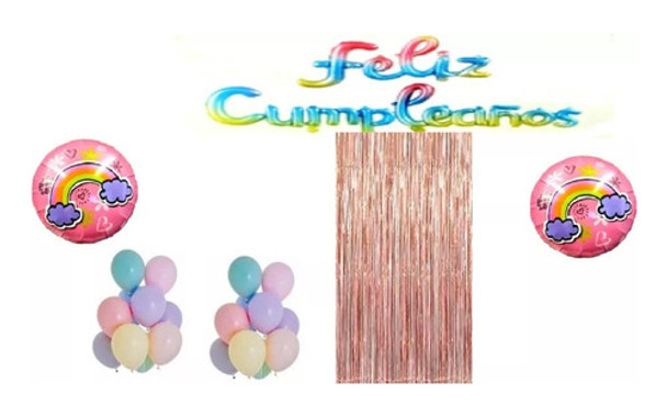 1 Combo 24 Globos Arcoiris  (ver Descripcion 0