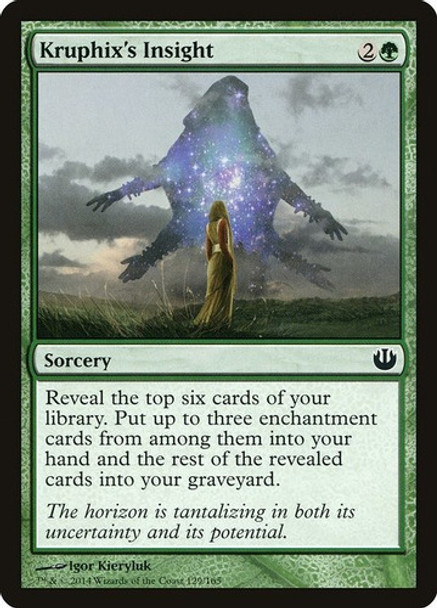 Carta Magic Kruphix's Insight X4 Unidades Playset Mtg 0