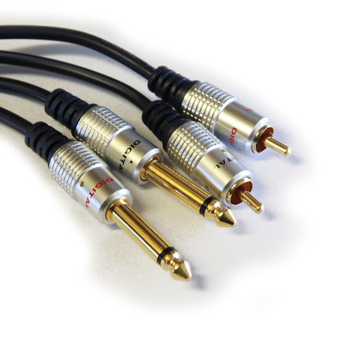 Cable Audio 2 Plug X 2 Rca  10 Metros. Puresonic. Todovision 0