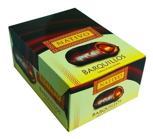 Barquillo Relleno Dulce De Leche Nativo X12u 0
