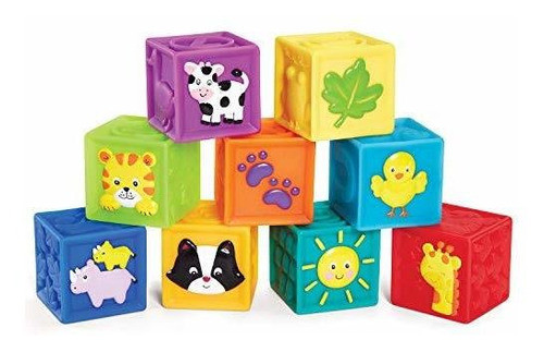 Earlyears Squeak .n Stack Blocks Baby Toy 0