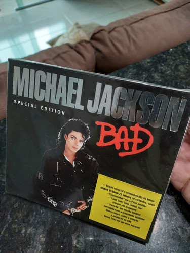 Cd Michael Jackson Bad Special Edition (com Luva) Lacrado 0