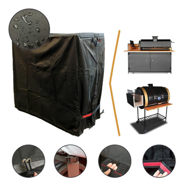Funda Parrilla Chulengo 110x150x60 Cobertor Impermeable! 0
