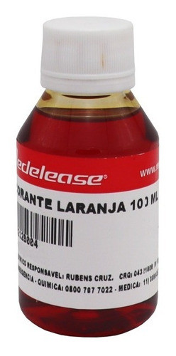 Corante Translúcido Laranja Para Plastisol Redelease 100ml 0