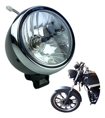 Farol Completo Dafra Kansas 150 Completo Preto Pintado 0