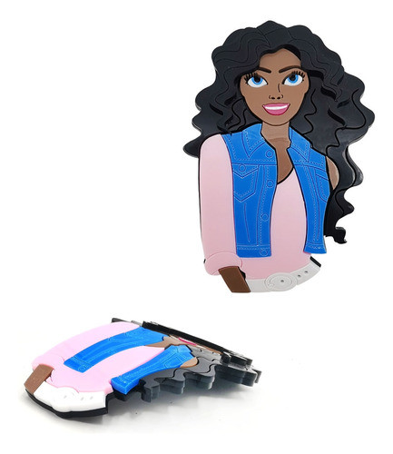 Aplique Acrílico Curvado - Fashion Girls Barb 0