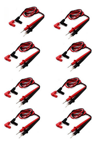 10 Pares De Recambio Universal Prueba Sonda Cable Plomo Para 0