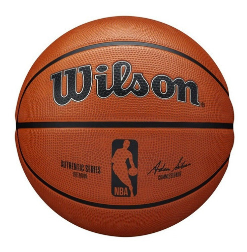 Pelota Basquet Wilson Nba Authentic Oficial Outdoor N°7 0