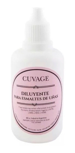 Diluyente De Esmaltes De Uñas Cuvage 0