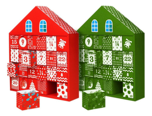 Calendario De Adviento Casa + Cajitas Para Imprimir + Extras 0