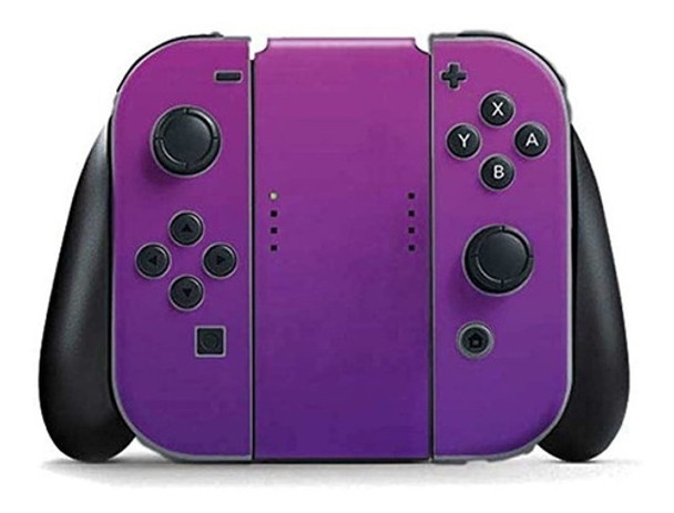 Solido Nintendo Interruptor Joycon Controlador Piel Purpur 0