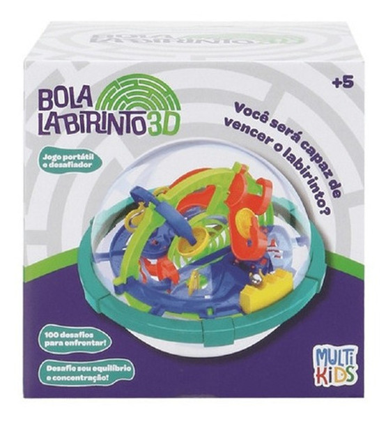 Multikids - Jogo Bola Labirinto 3d 0
