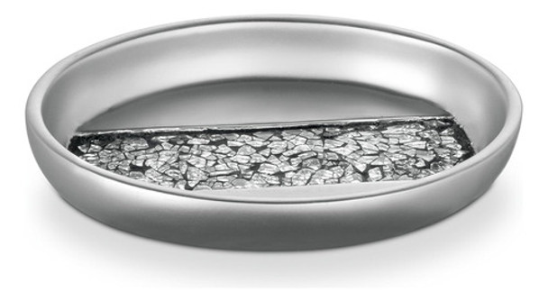 Dwellza Jabonera Decorativa Gris Plata (5.5 X 4 X 1) 0