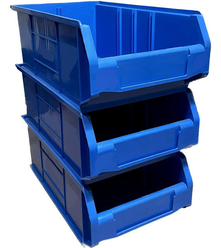 X12 Kit Gaveteros Plásticos Apilables Organizador 35x20x13cm 0