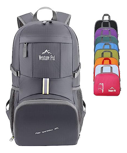 Mochila De Viaje Plegable 35l Viajes Camping-senderismo Gris 0