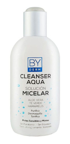 By Derm Cleanser Aqua Solución Micelar Desmaquillante 250ml 0