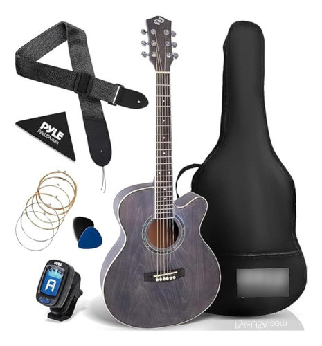 Pyle Kit De Guitarra Acústica, Instrumento De 0