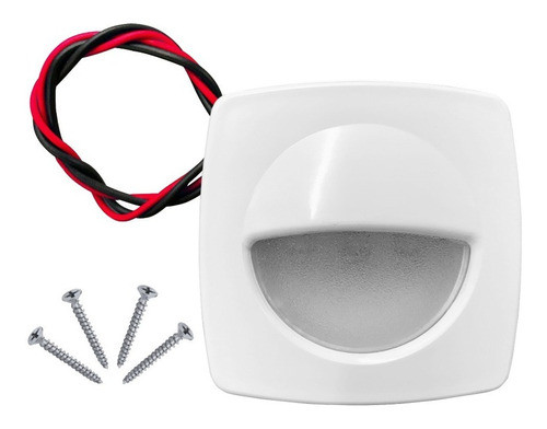 Luz De Cortesia Para Barcos Led Branco 12v Uso Náutico 0