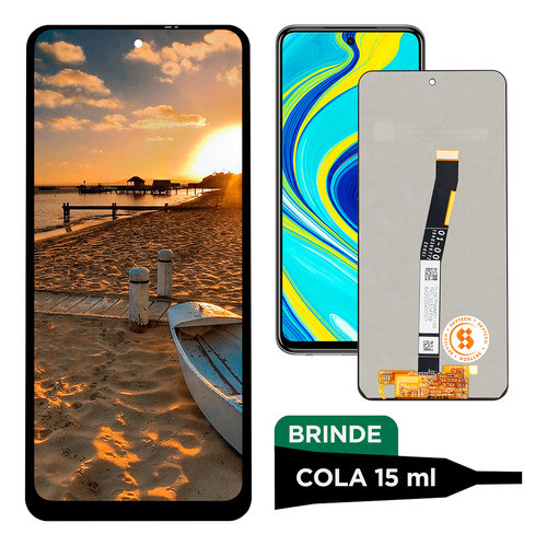 Display Tela Touch Frontal Compativel Redmi Note 9 Pro 0