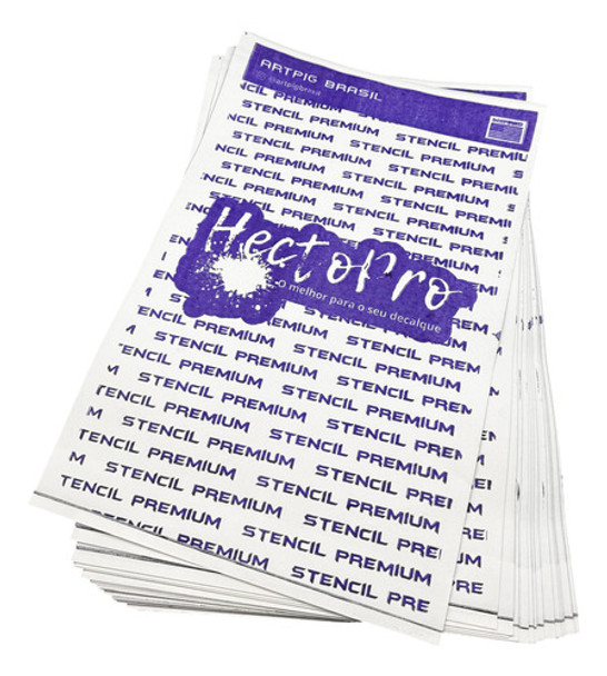 Papel Hectográfico Carbono Decalque Hectopro Tatuagem 20un 0 Papel Hectográfico Carbono Decalque Hectopro Tatuagem 20un 0