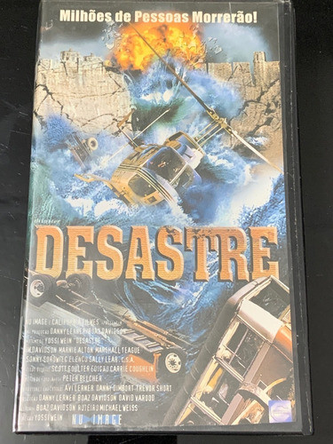 Filme Desastre Fita Vhs Original Video Cassete Ano 2002 0