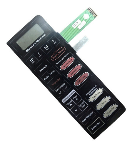 Frente Membrana Teclado Microondas Panasonic Nn7954  2515 0