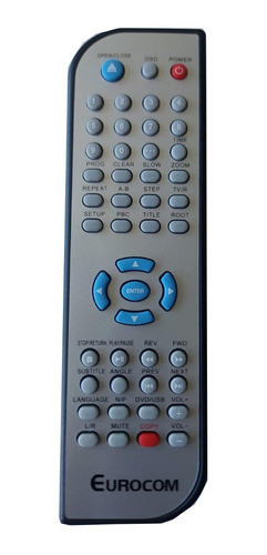 Control Remoto Dvd Eurocom 2208 Y Modelos Anteriores 3306 0