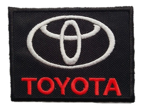 Parches Bordados Logo Toyota 8x6 Cms 0