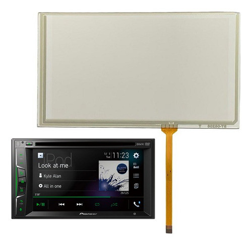 Tela Touch Screen Avh-x2550bt Avh 2550 Bt 2580 2600 Pioneer 0