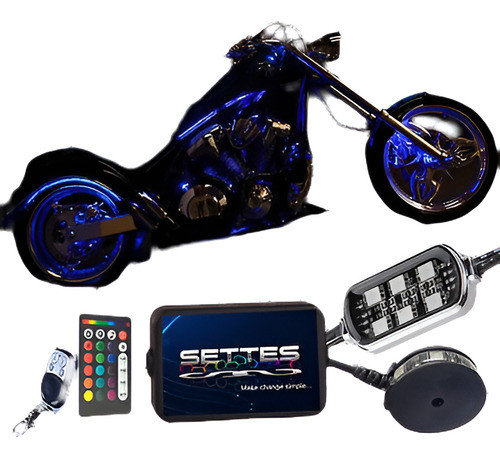 Juego De Luces De Rueda De Motor Led Motorcycle Accent Para 0